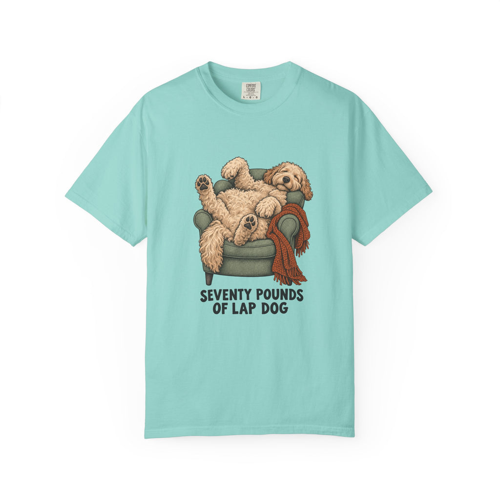 Seventy Pounds of Lap Dog T-Shirt – Chalky Mint