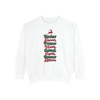 Dasher Dancer Prancer Vixen Sweatshirt – White