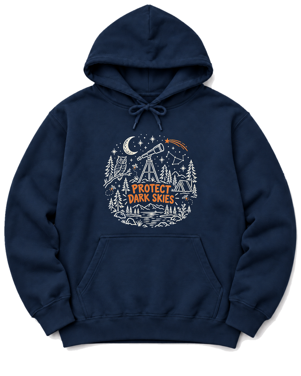 Protect Dark Skies Hoodie - Navy