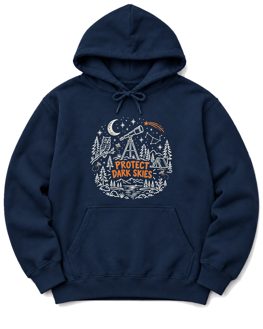 Protect Dark Skies Hoodie - Navy