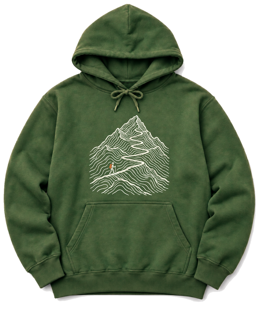Switchback Hiker Hoodie - Military Green