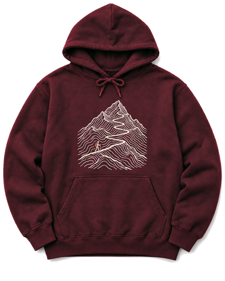 Switchback Hiker Hoodie - Maroon