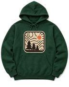 Topo Pines Hoodie - Forest Green