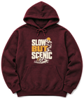 Slow but Scenic Hoodie - Maroon