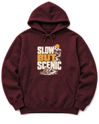 Slow but Scenic Hoodie - Maroon