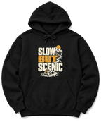 Slow but Scenic Hoodie - Black