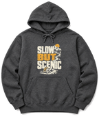 Slow but Scenic Hoodie - Dark Heather
