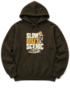 Slow but Scenic Hoodie - Dark Chocolate