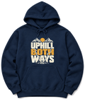 Uphill Both Ways Hoodie - Navy