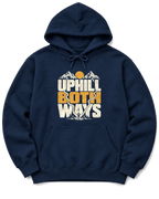 Uphill Both Ways Hoodie - Navy