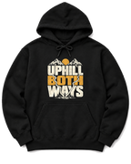 Uphill Both Ways Hoodie - Black
