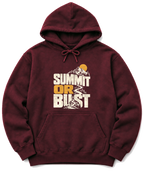 Summit or Bust Hoodie - Maroon