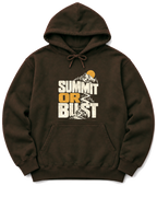 Summit or Bust Hoodie - Dark Chocolate