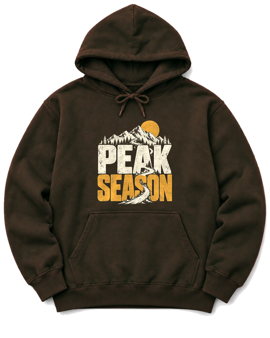 Peak Season Hoodie - Dark Chocolate