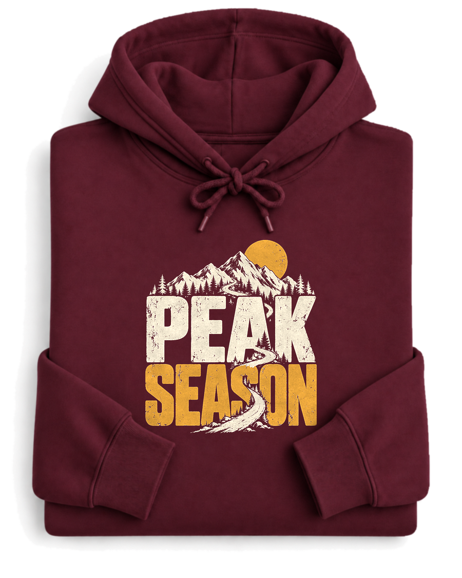 Peak Season Hoodie - Maroon