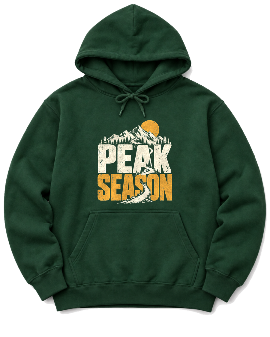 Peak Season Hoodie - Forest Green