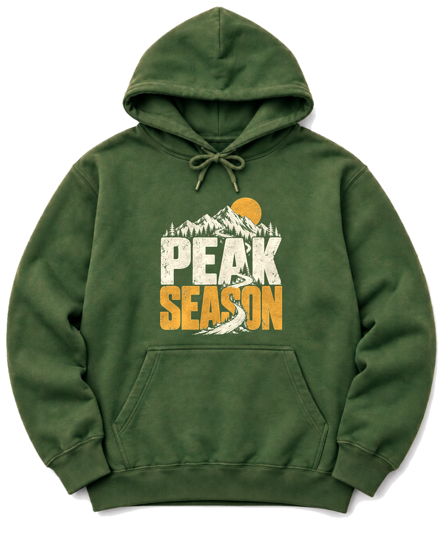 Peak Season Hoodie - Military Green