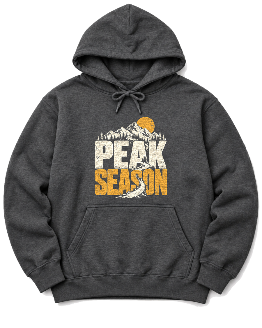 Peak Season Hoodie - Dark Heather