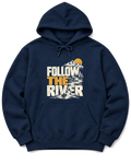 Follow the River Hoodie - Navy