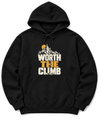 Worth the Climb Summit Flag Hoodie - Black