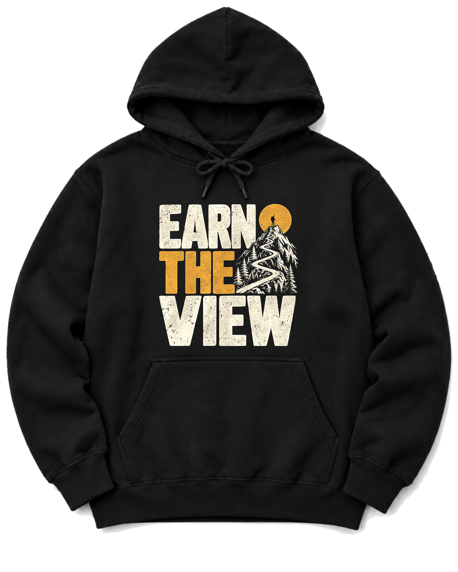 Earn the View Hoodie - Black