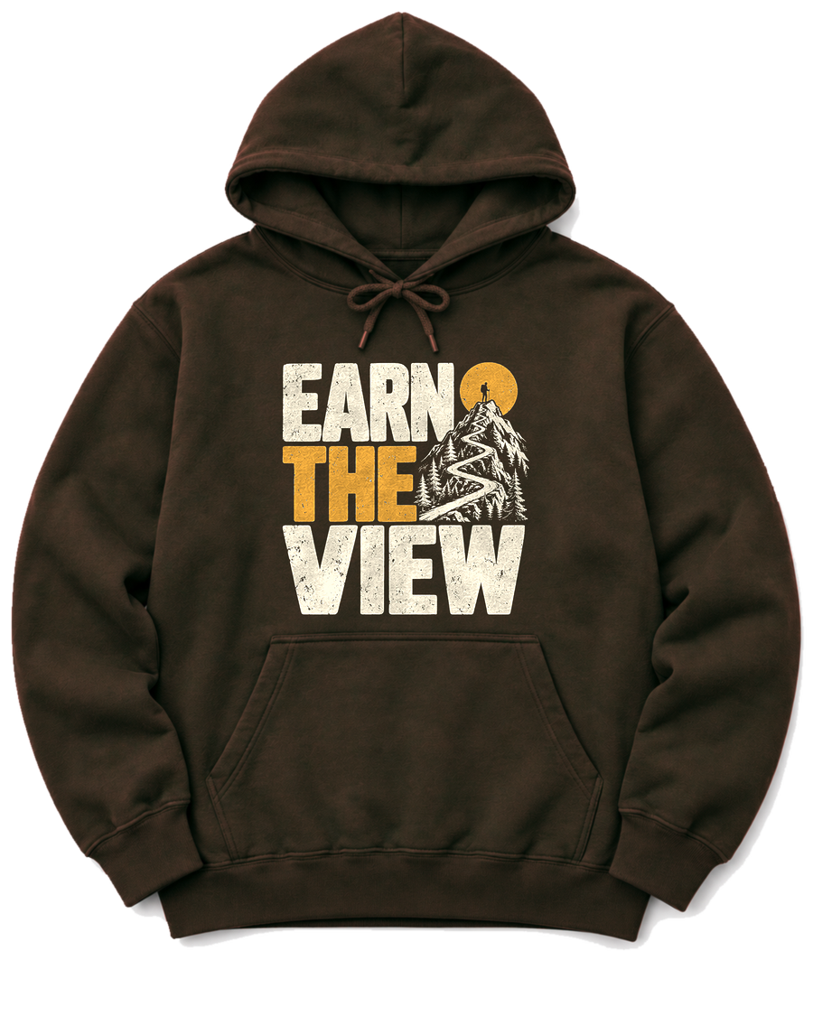 Earn the View Hoodie - Dark Chocolate