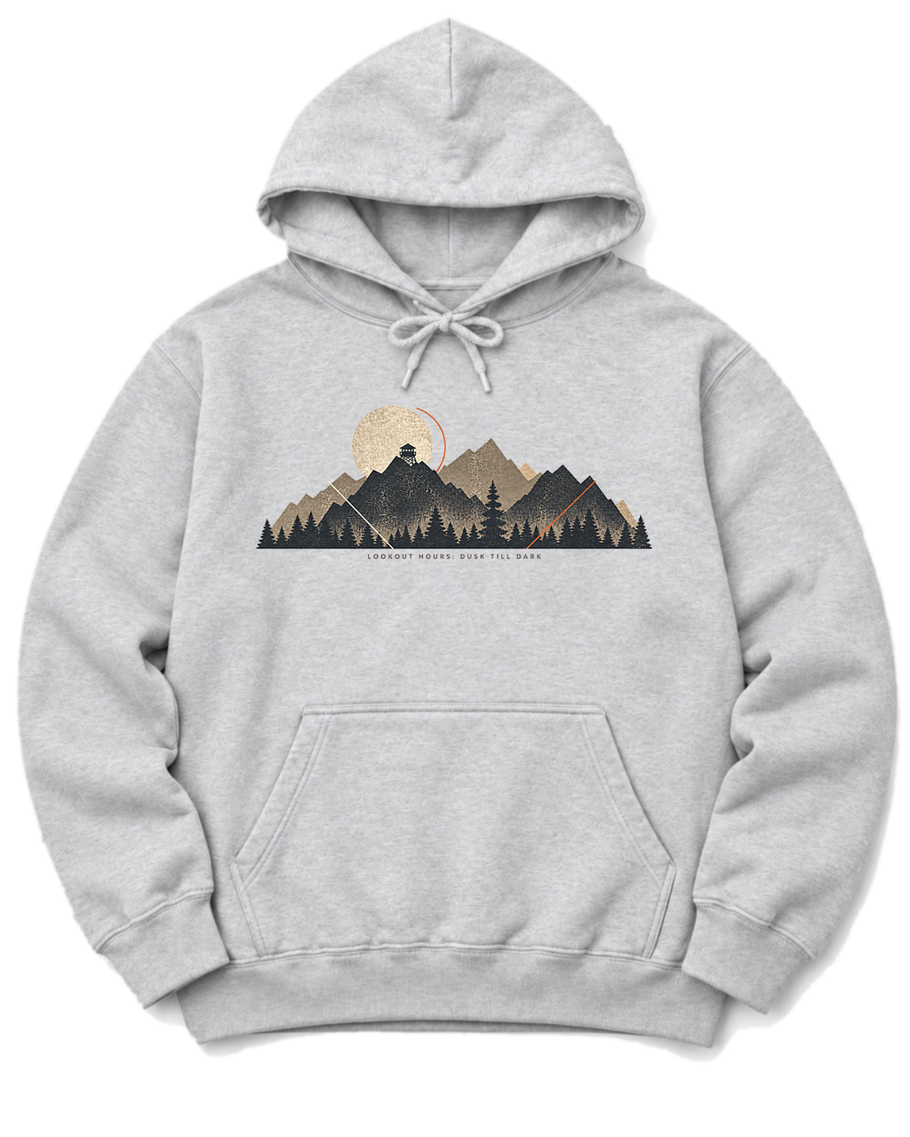 Lookout Hours Hoodie - Ash