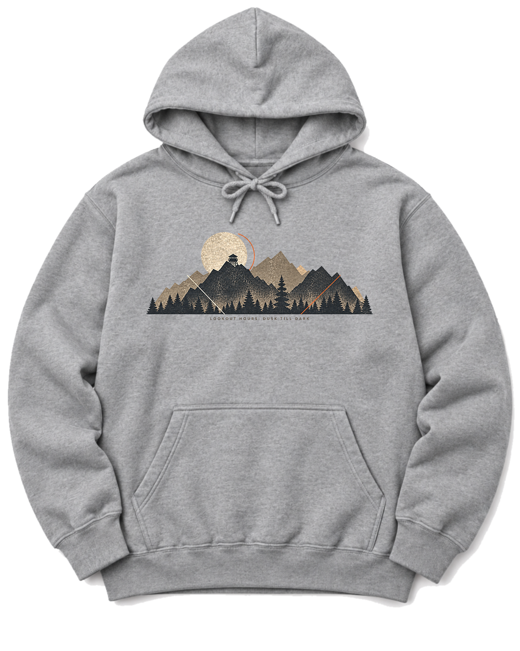 Lookout Hours Hoodie - Sport Grey