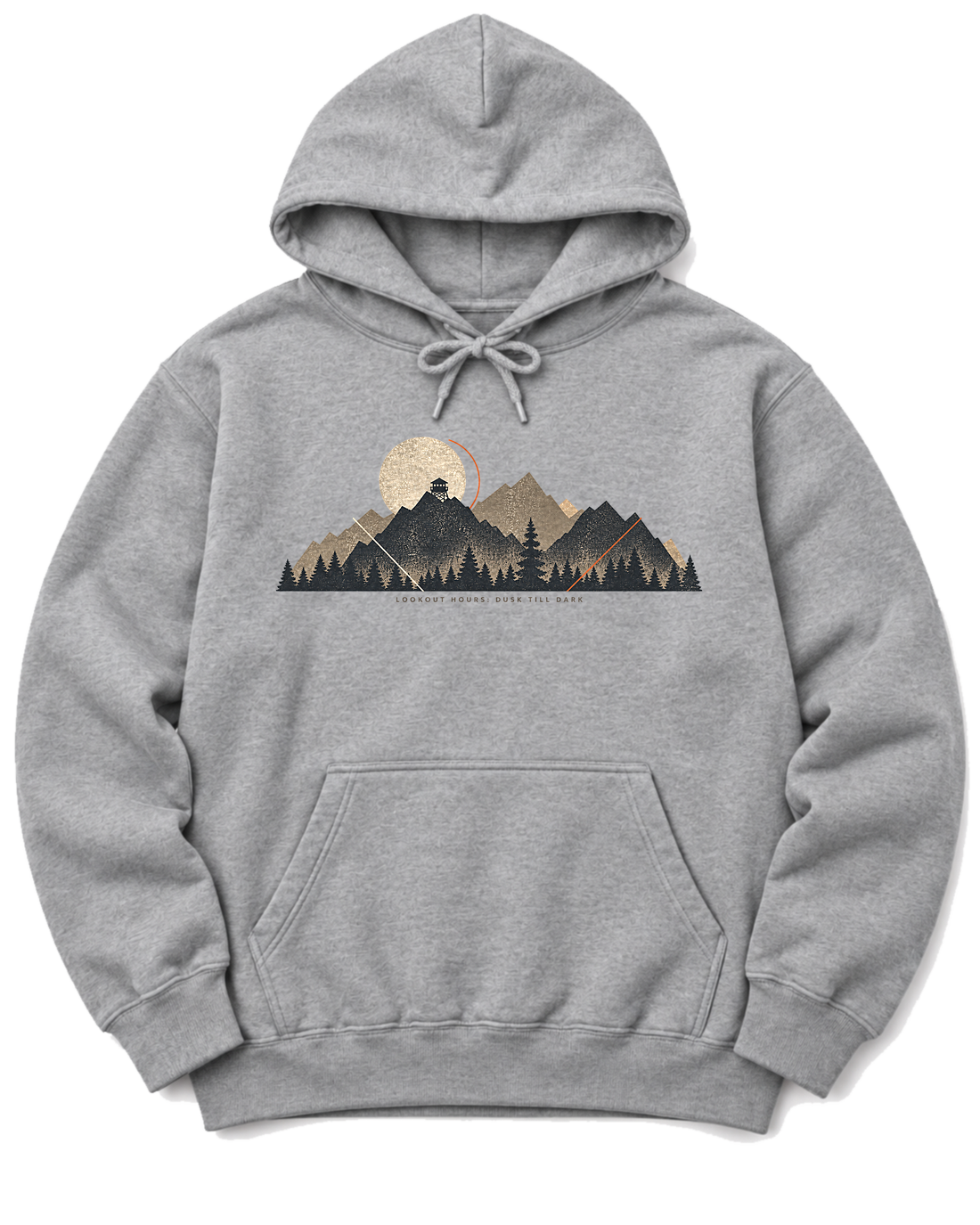 Lookout Hours Hoodie - Sport Grey