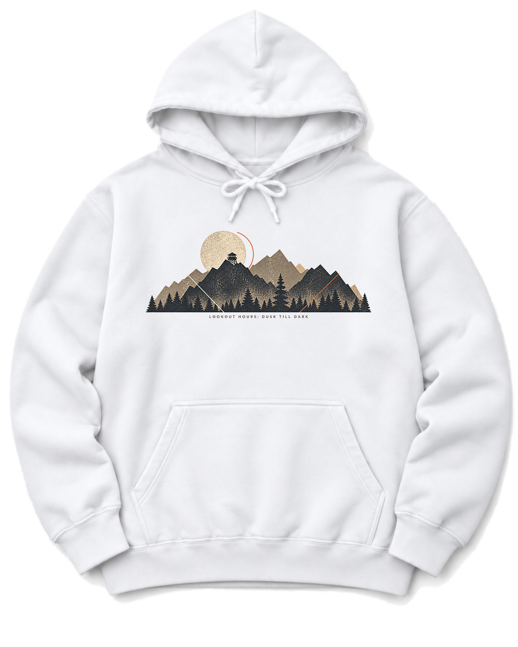 Lookout Hours Hoodie - White