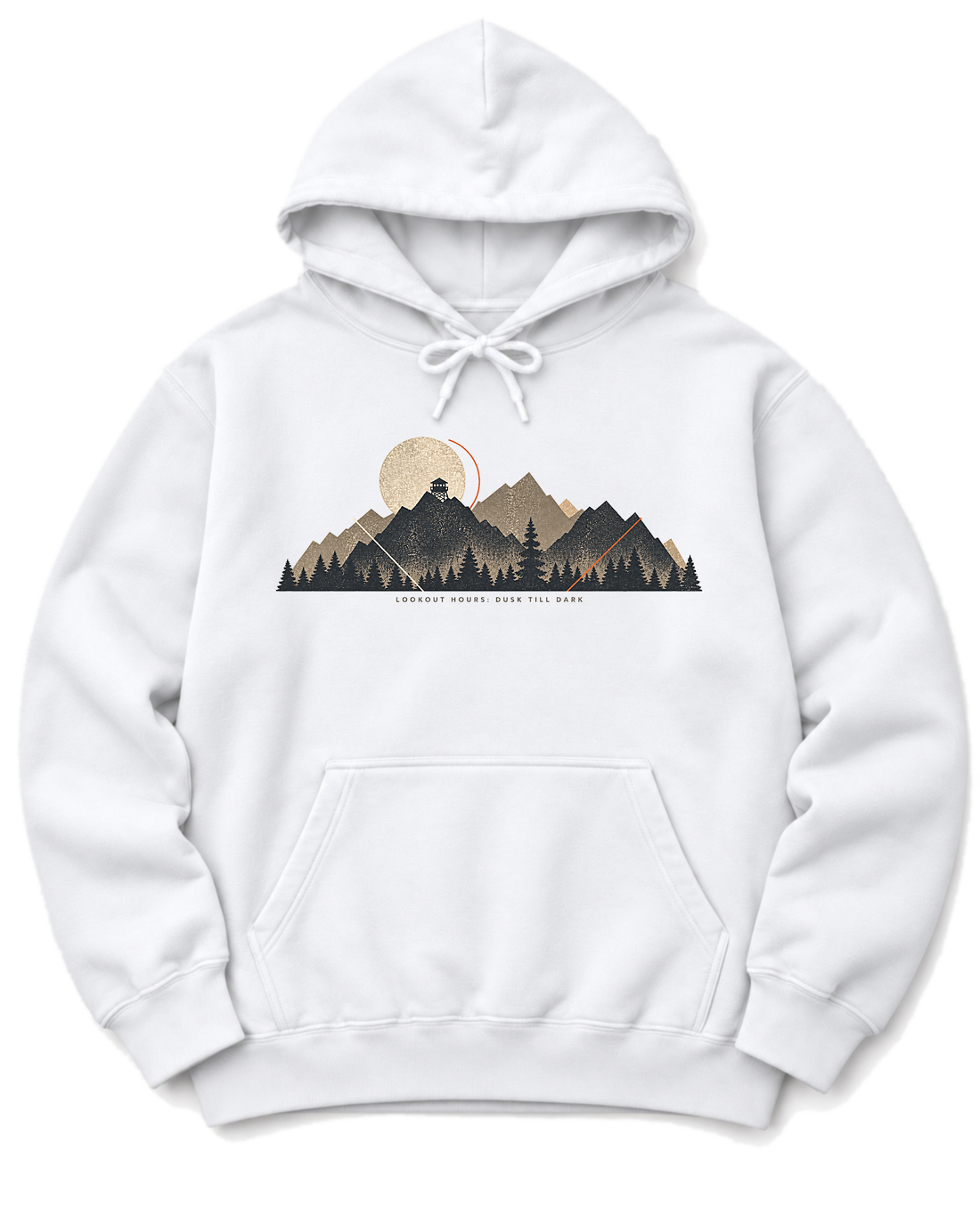 Lookout Hours Hoodie - White