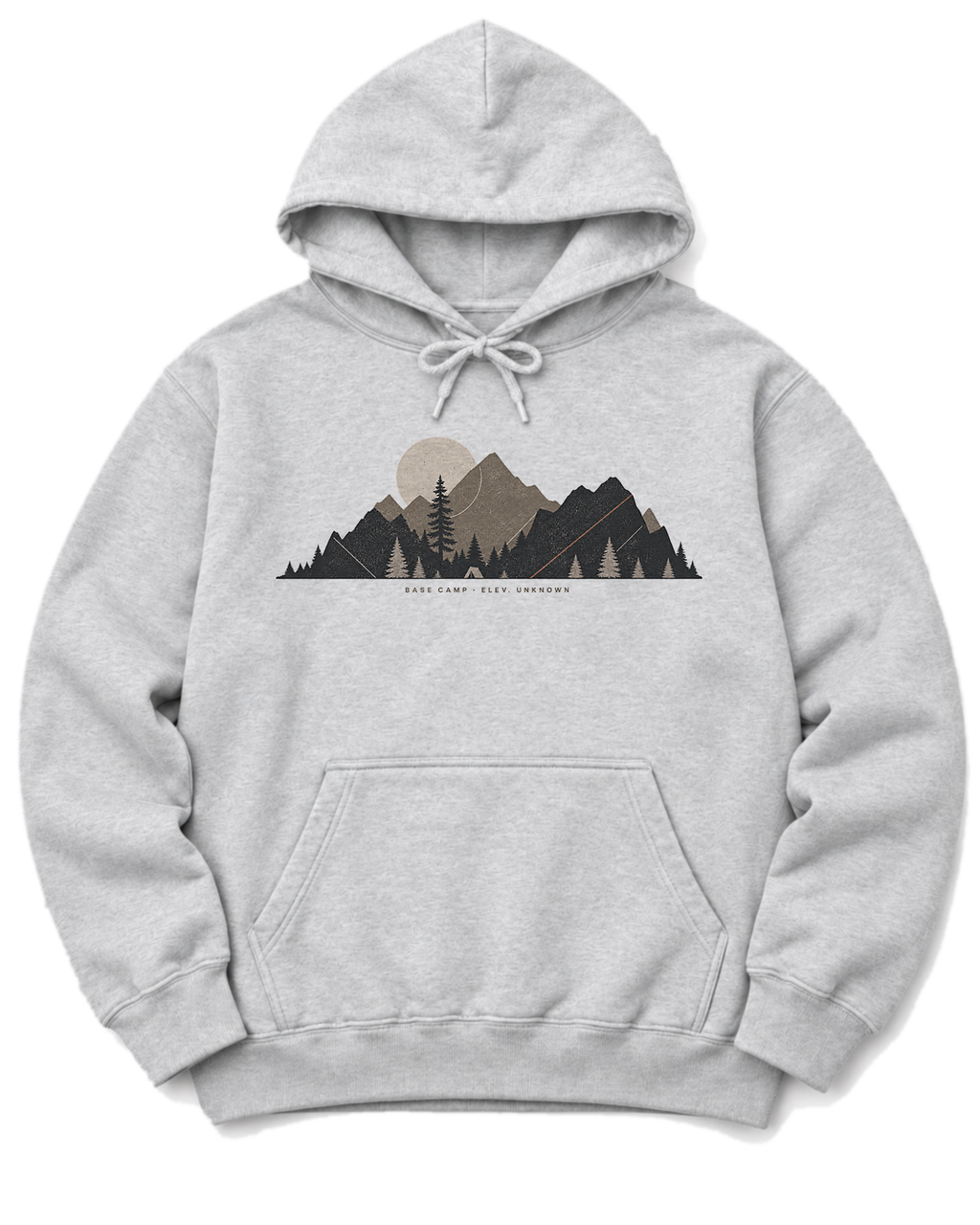 Base Camp Moon Hoodie - Ash