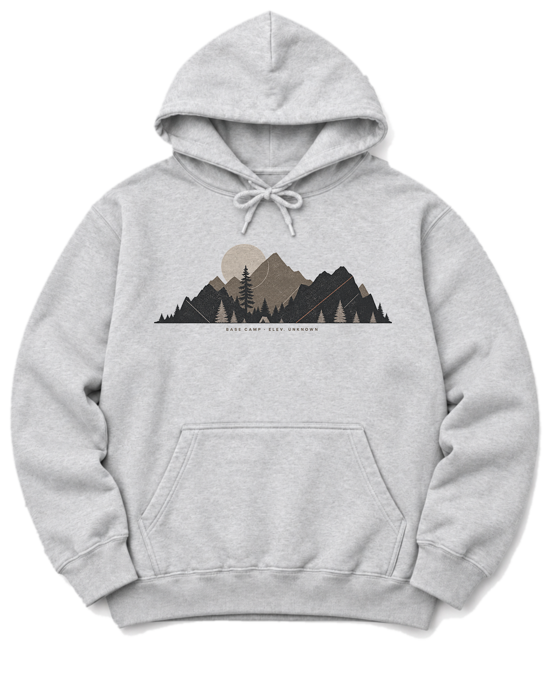 Base Camp Moon Hoodie - Ash
