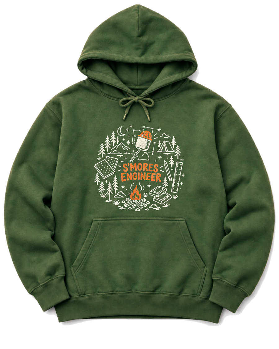 S'mores Engineer Hoodie - Military Green