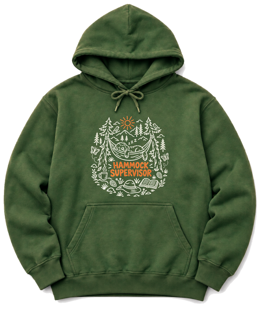 Hammock Supervisor Hoodie - Military Green