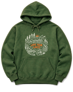 Love Your Lakes Hoodie - Military Green