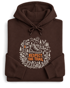 Respect the Trail Hoodie - Dark Chocolate
