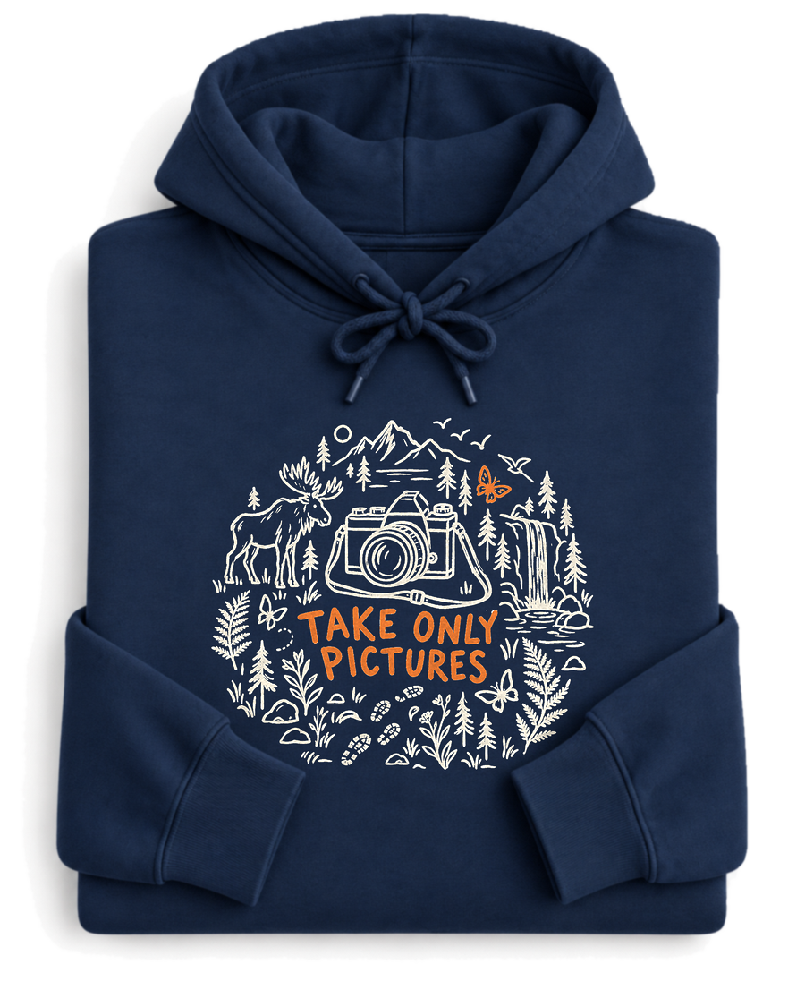 Take Only Pictures Hoodie - Navy