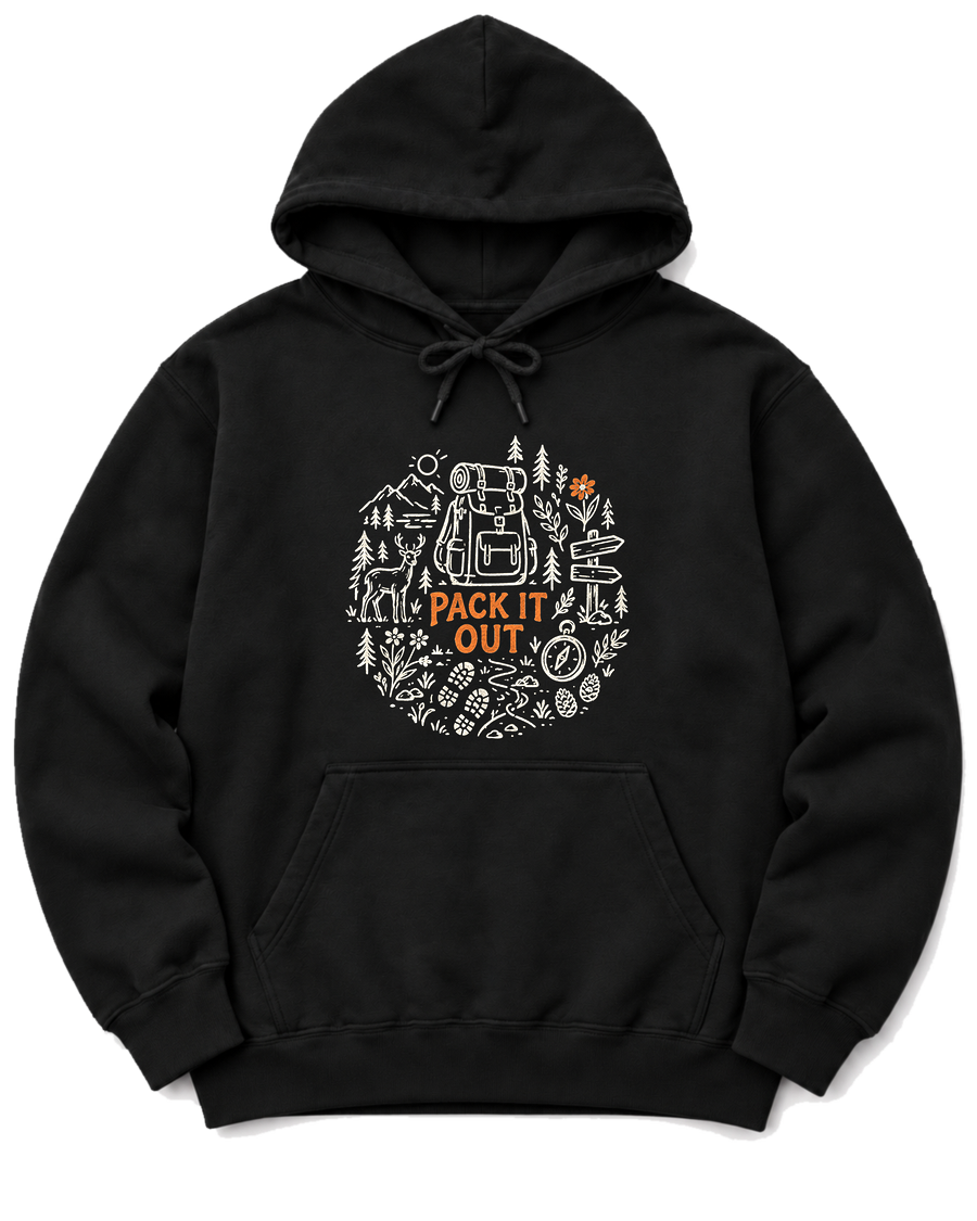 Pack It Out Hoodie - Black