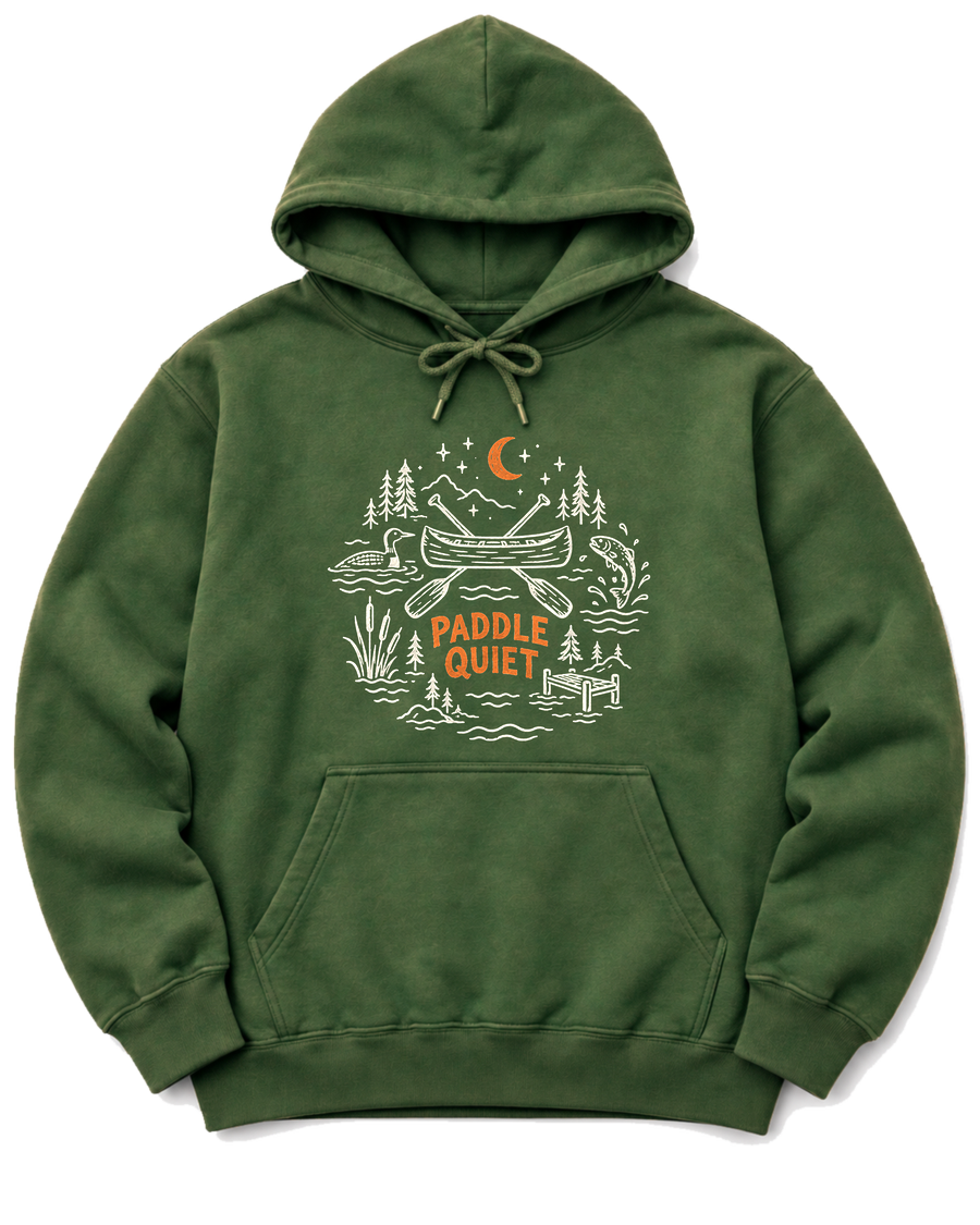 Paddle Quiet Hoodie - Military Green