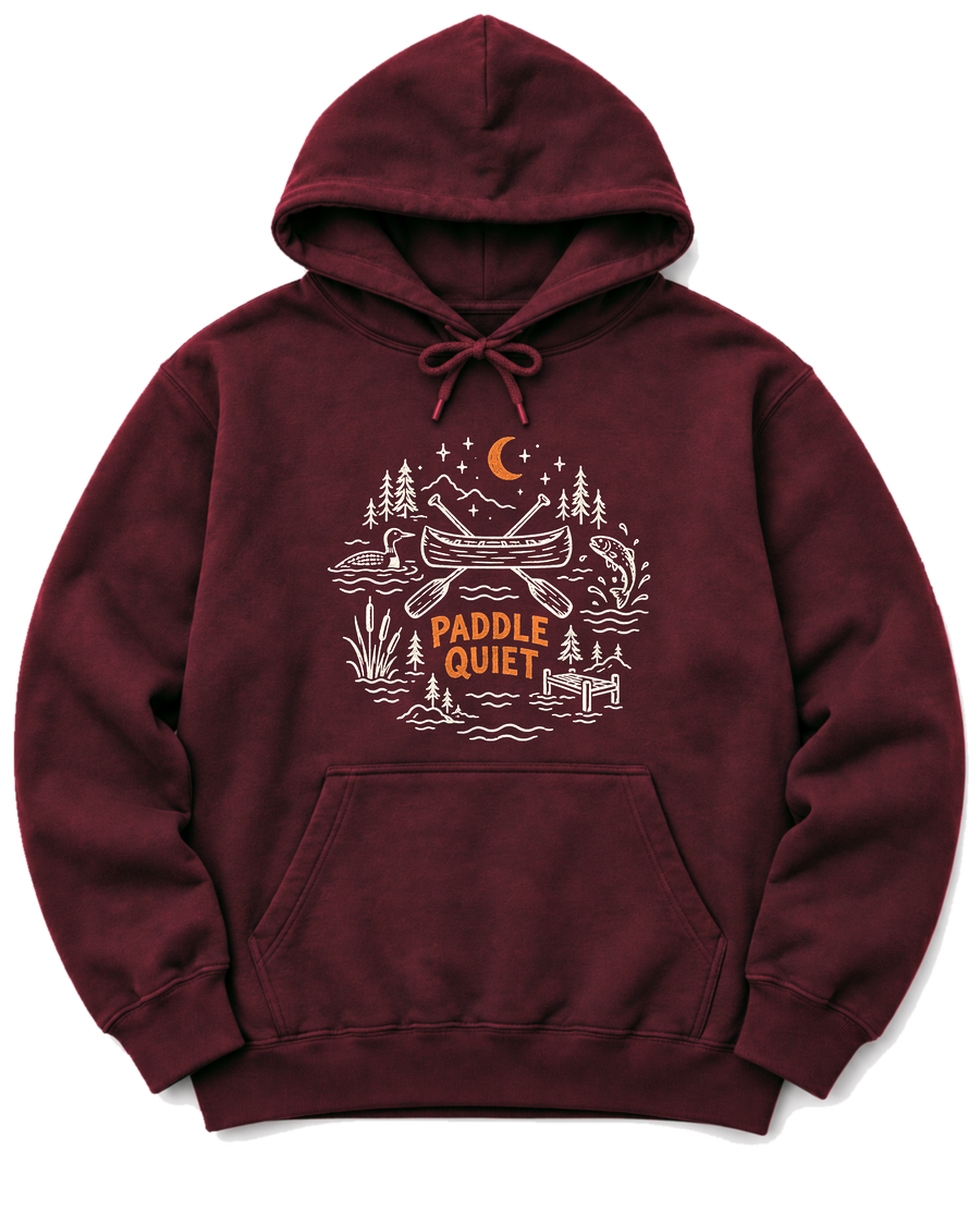Paddle Quiet Hoodie - Maroon