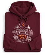 Paddle Quiet Hoodie - Maroon