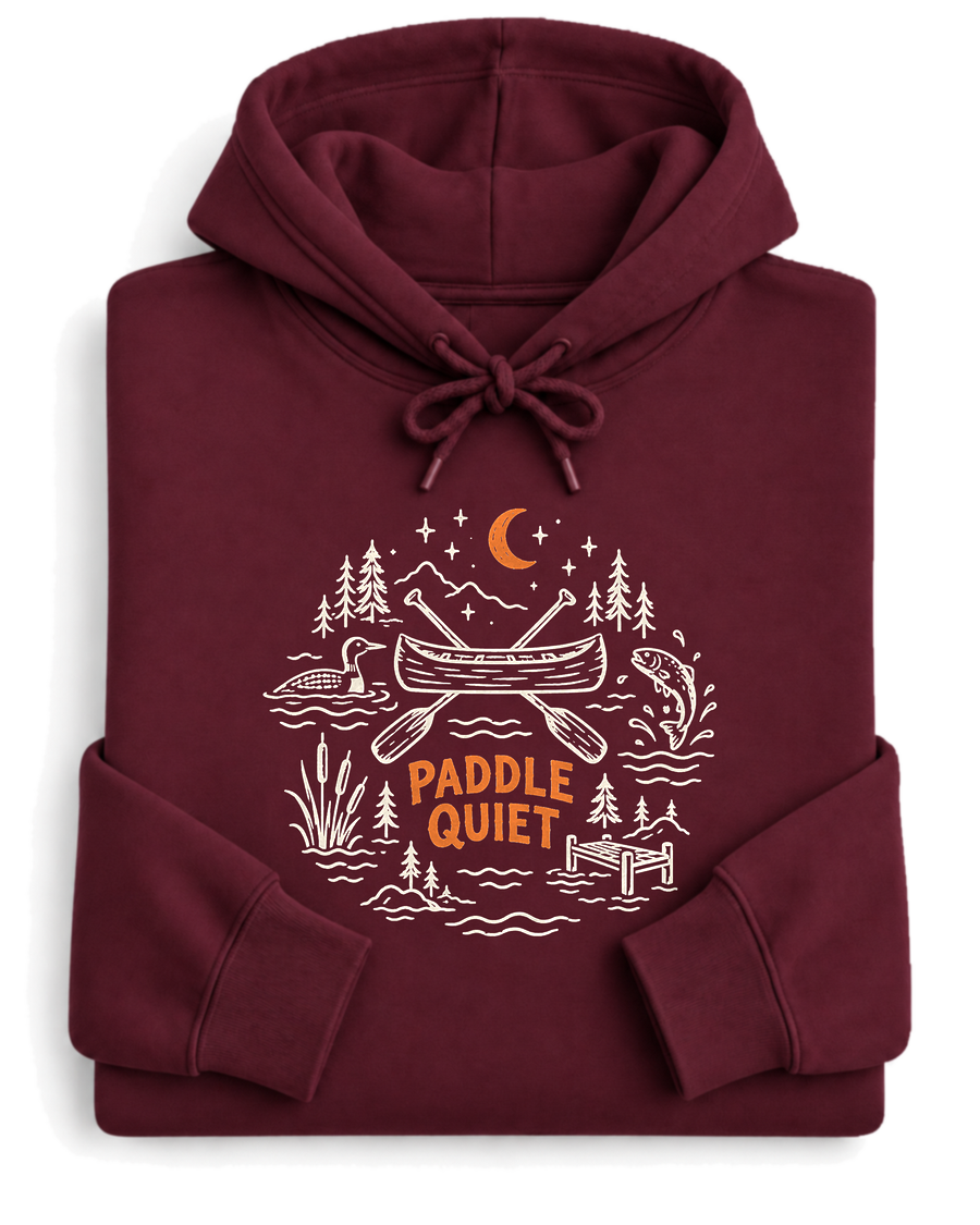 Paddle Quiet Hoodie - Maroon