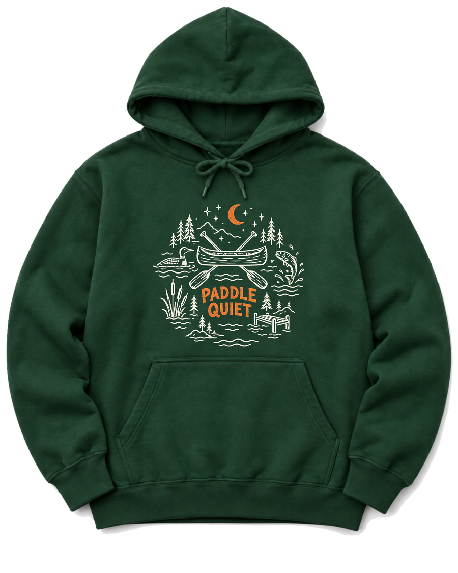 Paddle Quiet Hoodie - Forest Green
