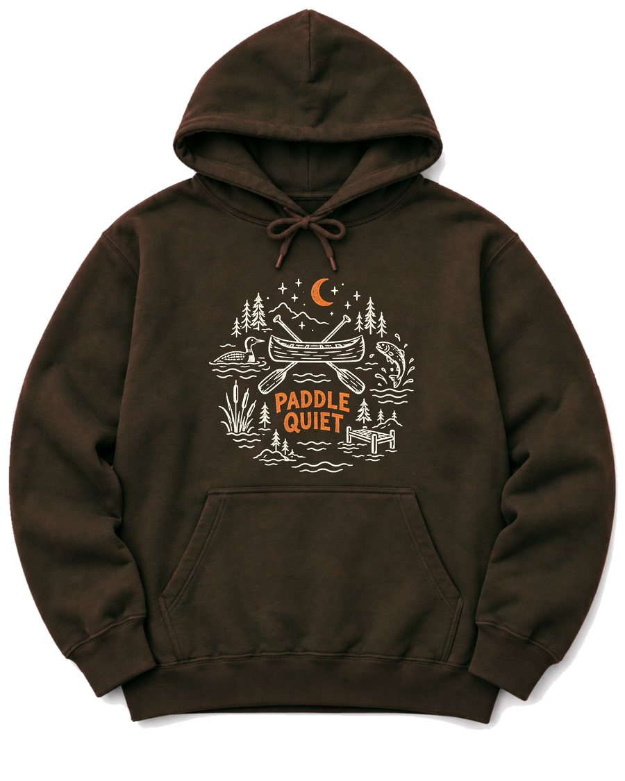 Paddle Quiet Hoodie - Dark Chocolate
