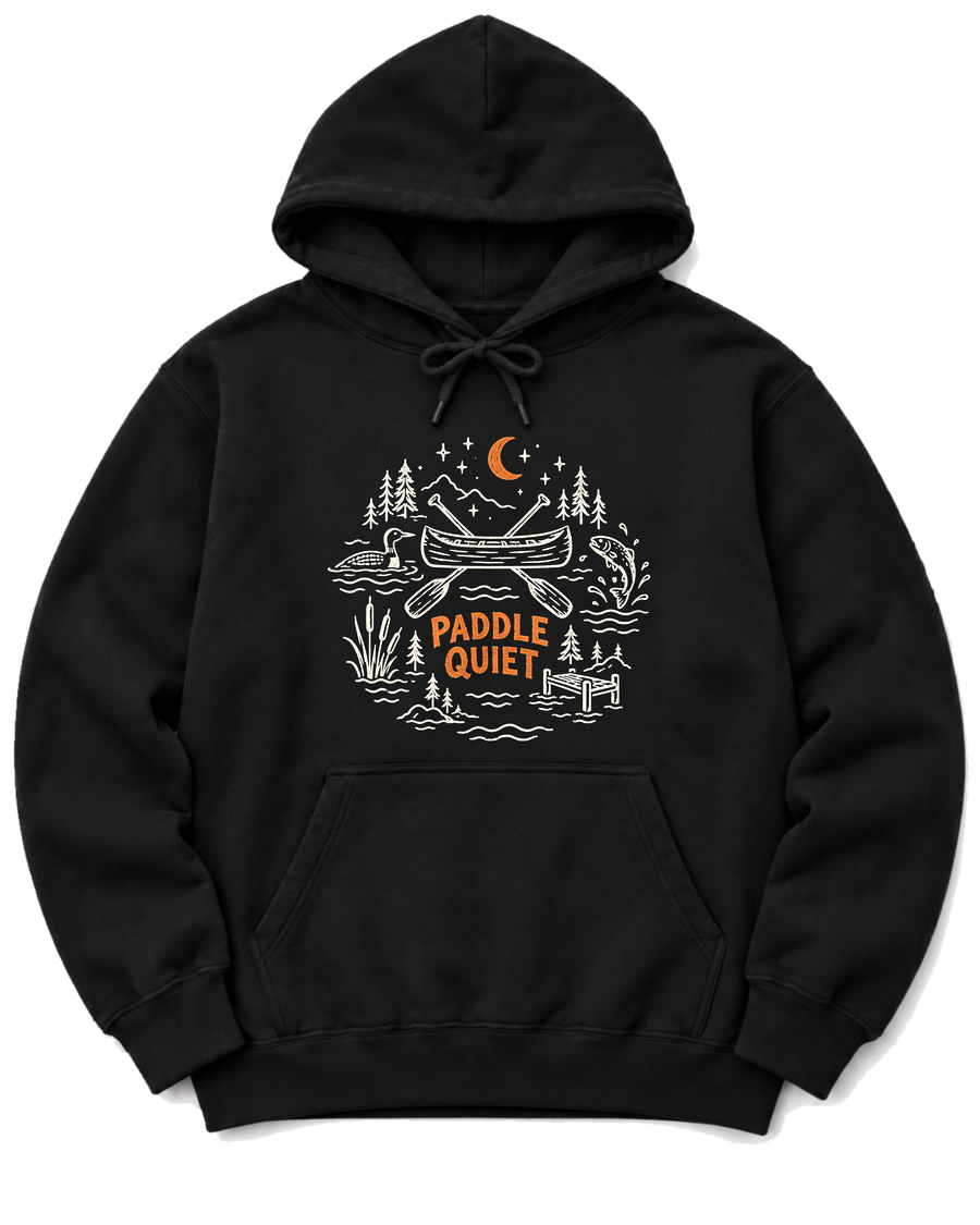 Paddle Quiet Hoodie - Black