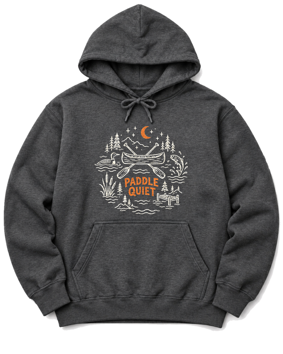Paddle Quiet Hoodie - Dark Heather