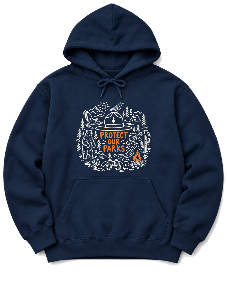 Protect Our Parks Hoodie - Navy