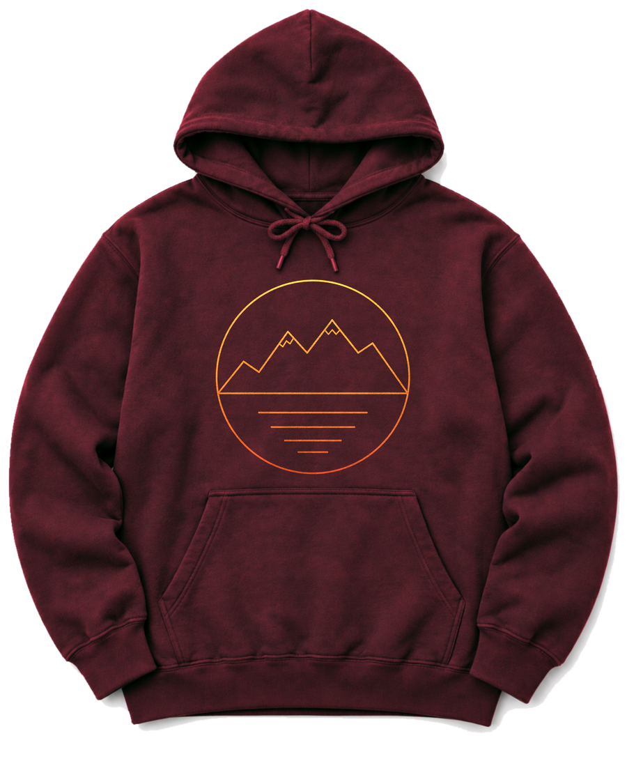 Sunrise Ridge Hoodie - Maroon