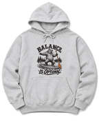Balance Is Optional Hoodie - Ash